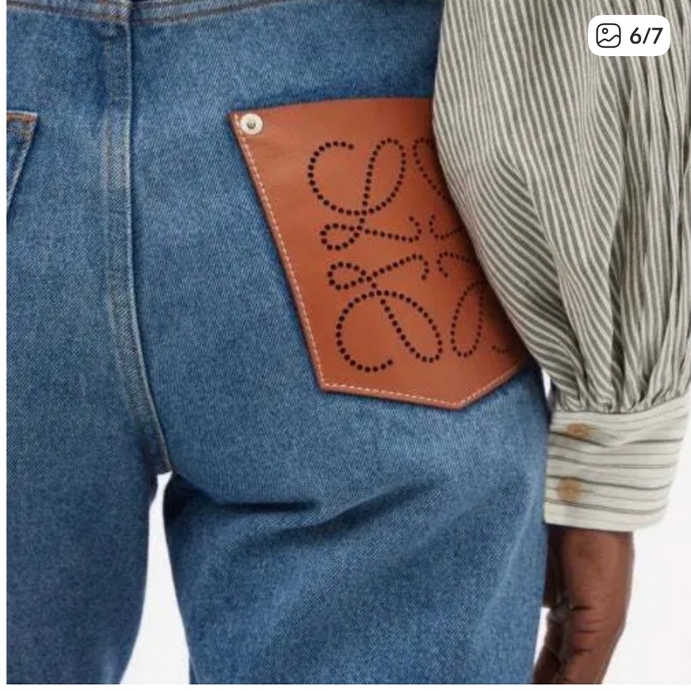 Loewe Blue Straight Leg Denim